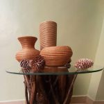 Set of 3 Flower vase with flowers